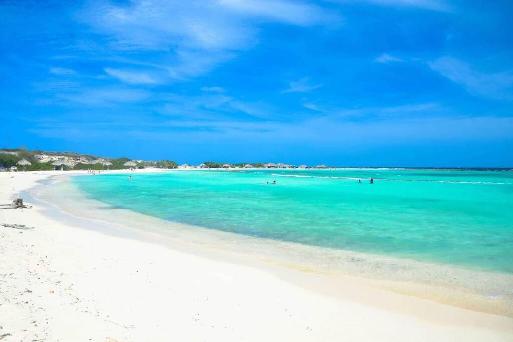 Cozy 1-Bedroom Apartment Minutes Away Drive To Mangel Halto Beach Savaneta Exterior foto